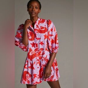 Farm Rio lobster mini dress